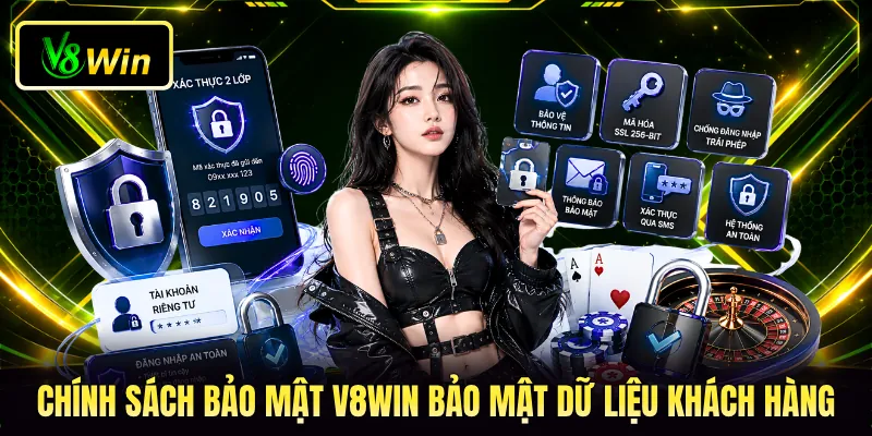 Chính sách bảo mật V8WIN bảo mật dữ liệu khách hàng