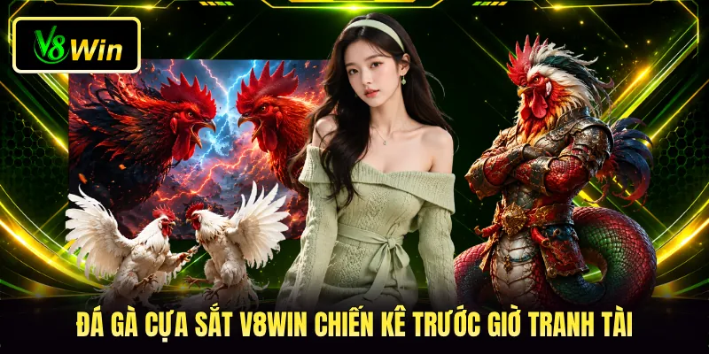 Đá gà cựa sắt V8WIN chiến kê trước giờ tranh tài