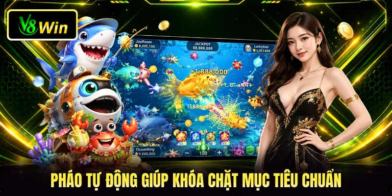 Pháo tự động giúp khóa chặt mục tiêu chuẩn
